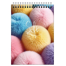 Блокнот А6 60л "Soft.2" на гребне