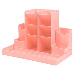органайзер-трансформер настольный пластиковый 5 предметов лососевый