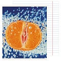Тетрадь  80л лин. "Juicy fruits" обложка мел. картон