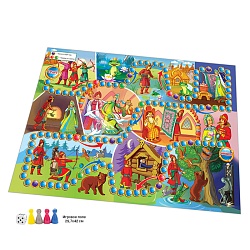 игра настольная бродилка а3 "царевна-лягушка"