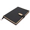 набор подарочный (ежедневник недатир.а5 с магнитной застежкой + ручка) чёрного цвета