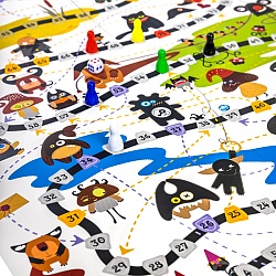 игра настольная ходилка "приключения монстрика" (европодвес)