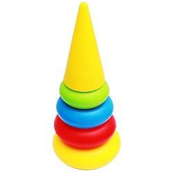 пирамидка гигант 35см (5деталей)