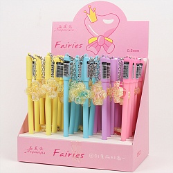 ручка шар. синяя  с брелоком