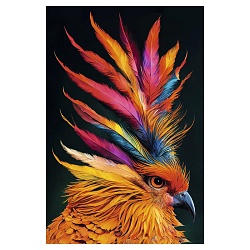 книга для записей а6 (110*145) 64л яркая птица обложка ламинация chameleon