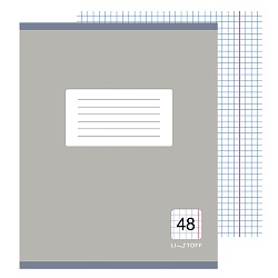 тетрадь  48л кл. "однотонная классика" обл. мелов. картон