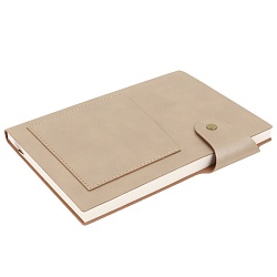 ежедневник а5 недатиров.  96л обложка кож.зам. бежевый