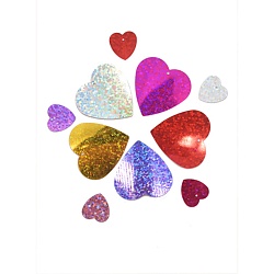 декоративные пайетки "сердечки2"