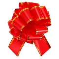 Бант-шар 5см Золотое сечение , красный