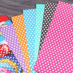 картон цветной двухсторонний с рисунком  а4 6л. 6цв. "ромашки"