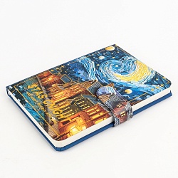 Блокнот 12,5*17,5 см 96л на магнитной застёжке "Звёздная ночь"