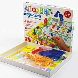 игра настольная ходилка "алфавит" 