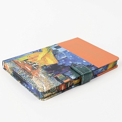 Блокнот 13*19см 112л "Ночное кафе" на магнитной застежке 