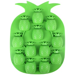 форма для льда "ананас" цвет ассорти (силиконовая)