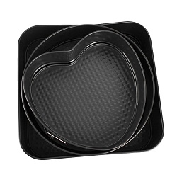 формы для запекания разъемные (сердце, круг, квадрат) 3 шт. в наборе