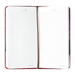 книжка  записная  а6 "darvish" обложка кож.зам с узором на резинке