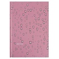 Книга для записей А5 160л Капли  обложка матовая ламинация