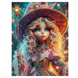 алмазная мозаика  23*30см с подрамником волшебница из мира магии