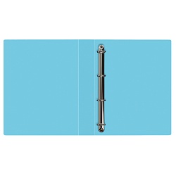 папка с 4-мя кольцами 40мм 500мкм пастель голубая