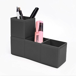 органайзер-трансформер настольный пластиковый 3 отделения чёрный