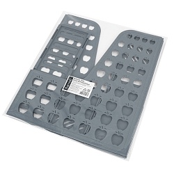 лоток вертикальный 1 отделение сборный серый