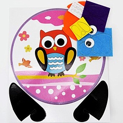 аппликация из фетра 26*20см "совёнок"