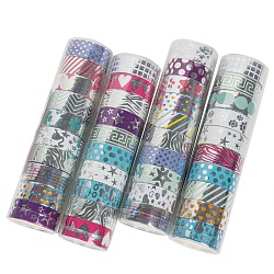 лента декоративная клейкая фольгированная 15мм*3м 10шт в наборе