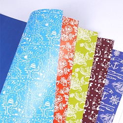 бумага цветная двухсторонняя мелованная с рисунком а4 16л. 8цв. "птички" 