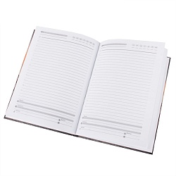 ежедневник недатированный  а5  80л. "байкер в экипировке" глянц.лам.