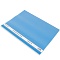 папка-скоросшиватель а4 синяя 120/180мкм