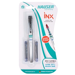 ручка перьевая син. корпус ассорти inx hauser