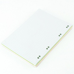 сменный блок для тетрадей на кольцах  а5 200л. ассорти hatber