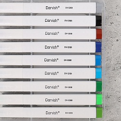 фломастеры 18цв  со штампиками в пластиковом футляре