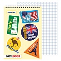 Блокнот 13*18см  48л "Флаг" на гребне