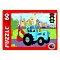 пазлы   60 элементов синий трактор