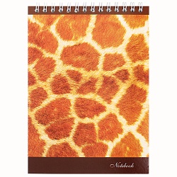 Блокнот  13*18см  48л "Мех" на гребне плотность 55гр/м2