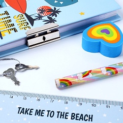 Набор канцелярский "Динозаврик" 4 предмета ассорти