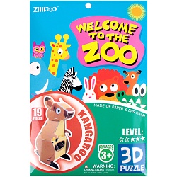пазл 3d "zoo" kangaroo.игрушка