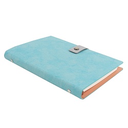 ежедневник а5 недатиров. 100л обложка кож.зам. на кольцах с магнитной застёжкой