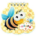 Блокнот A7  40л "Happy animals" на спирали