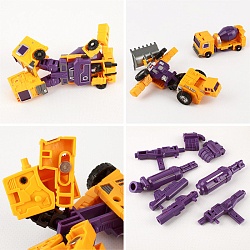 робот-трансформер 6в1 7 предметов. игрушка (уценка)