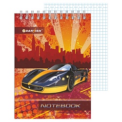 Блокнот 10*14см  60л  "Машины" на гребне