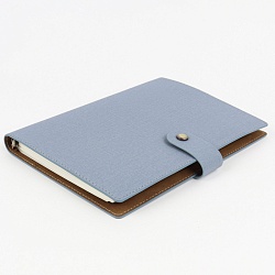 ежедневник а5 недатиров. 100л обложка кож.зам. на кольцах  с магнитной кнопкой