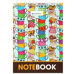 Блокнот 10*14см  60л  "Кофе" на гребне
