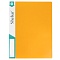 папка с пружинным скоросшивателем и карманом а4 жёлтая