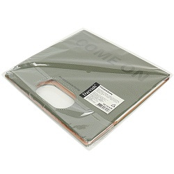 ежедневник 21*21,5см недатиров. 100л  обложка кожзам хаки