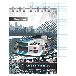 Блокнот 10*14см  60л  "Машины" на гребне
