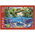Пазлы  500 элементов Удивительный дикий мир