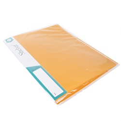 папка с пружинным скоросшивателем и карманом а4 жёлтая