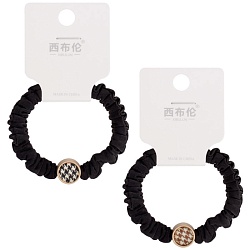 резинка для волос чёрная 